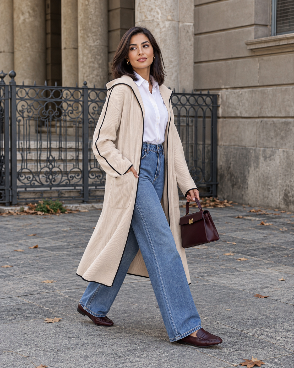 Modern Hooded Coat