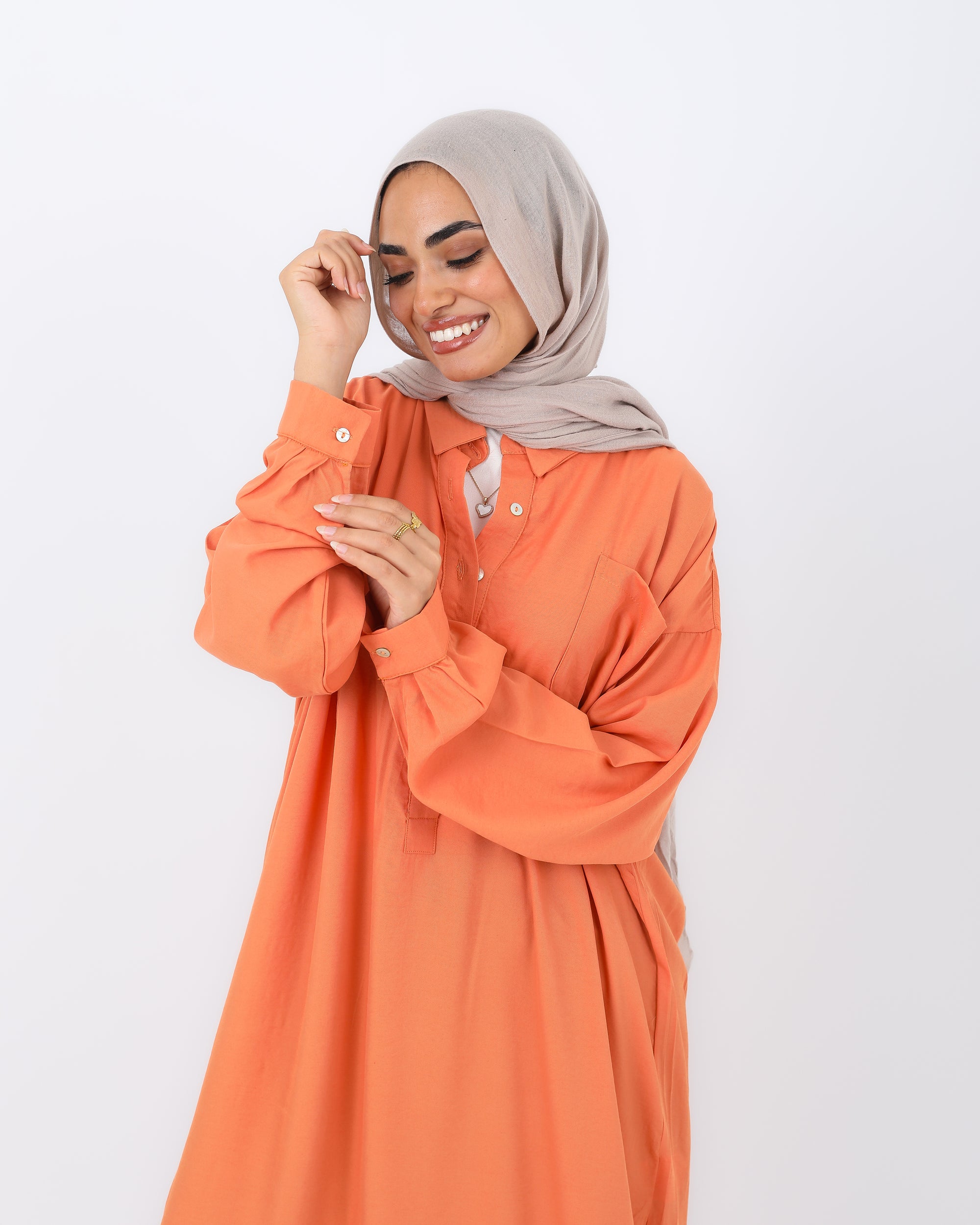 Half Buttons Dress Shirt