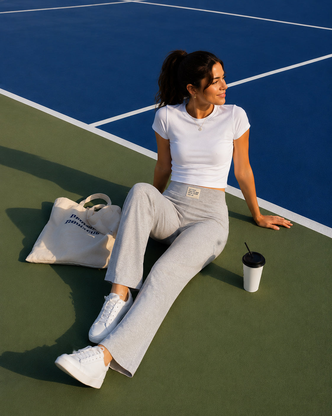 Cotton Straight leg Pants
