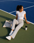 Cotton Straight leg Pants