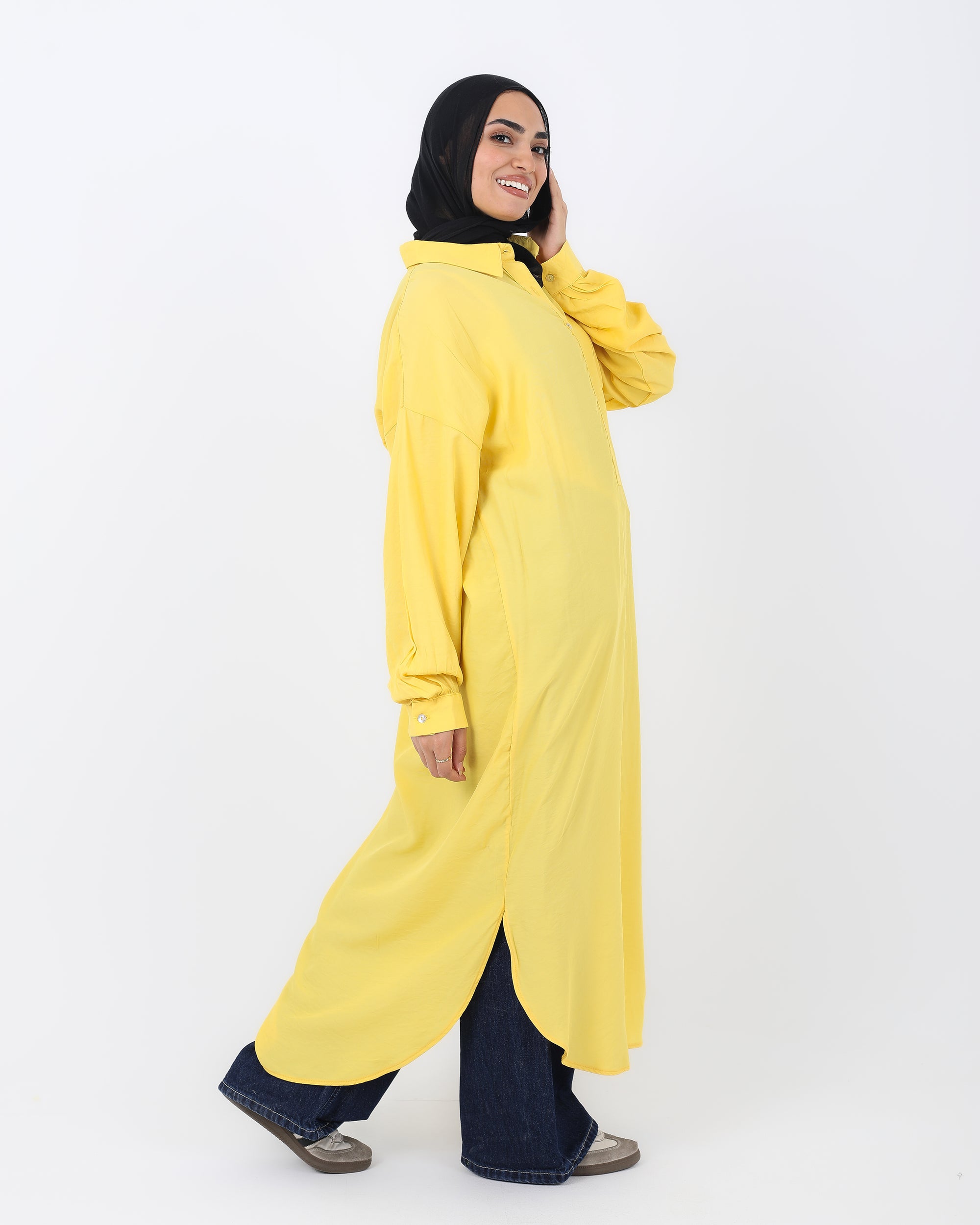 Half Buttons Dress Shirt