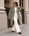 Classic Double-Breasted Coat