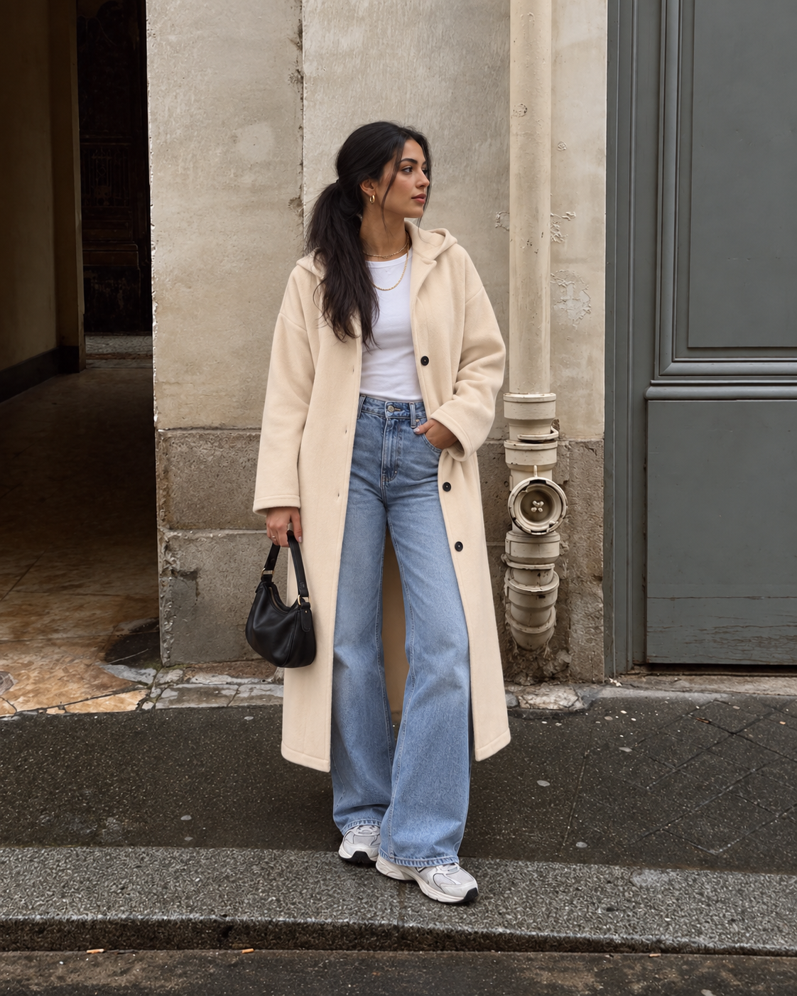 Modern Casual Hooded Coat