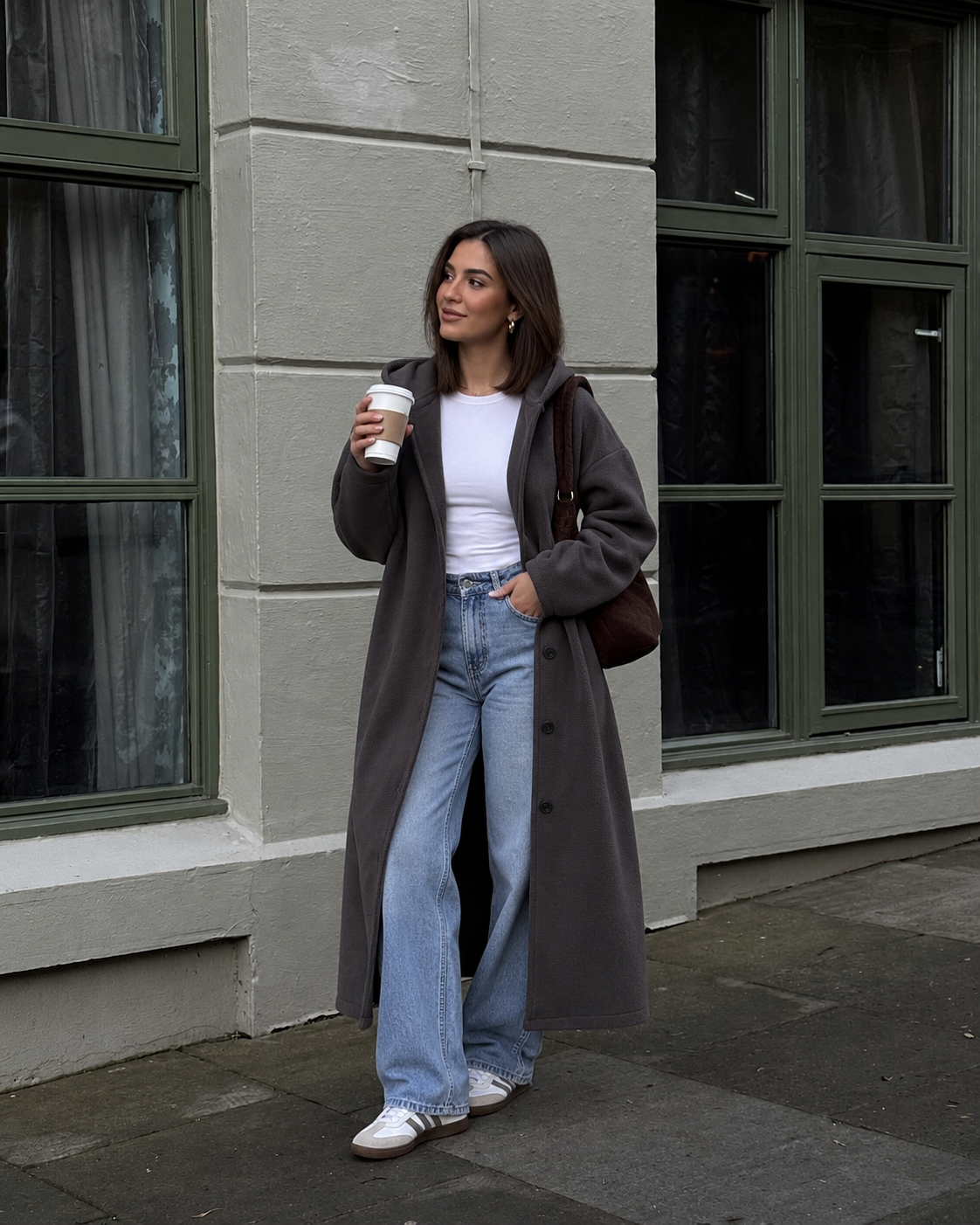 Modern Casual Hooded Coat