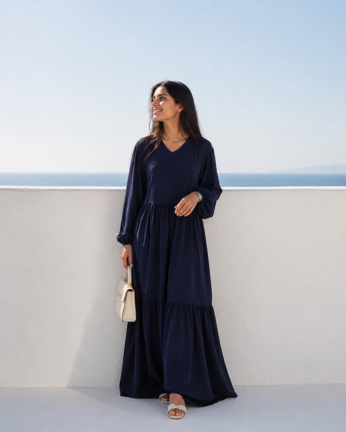 Cotton Flowy Dress-Pre Order