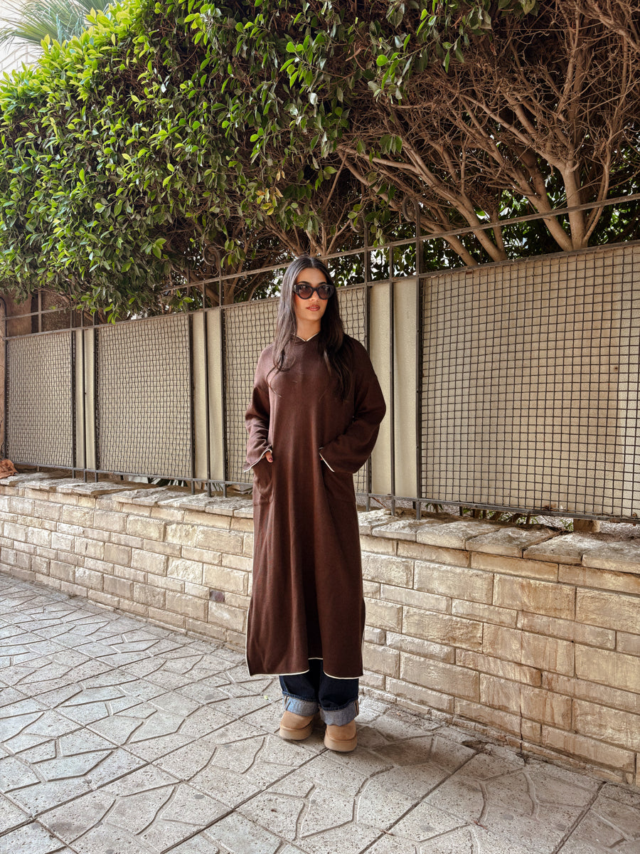 Long Hoodie with Two Pockets