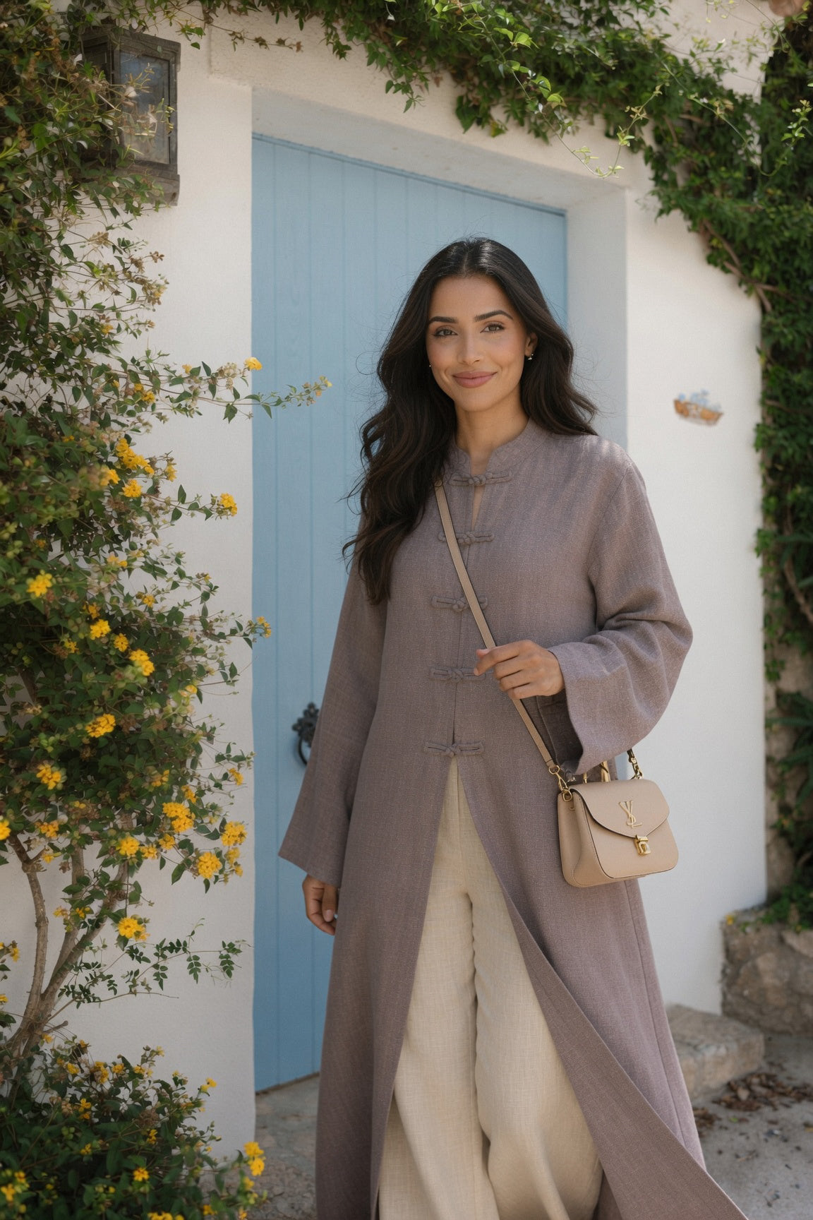 Classic Front -Tie Abaya