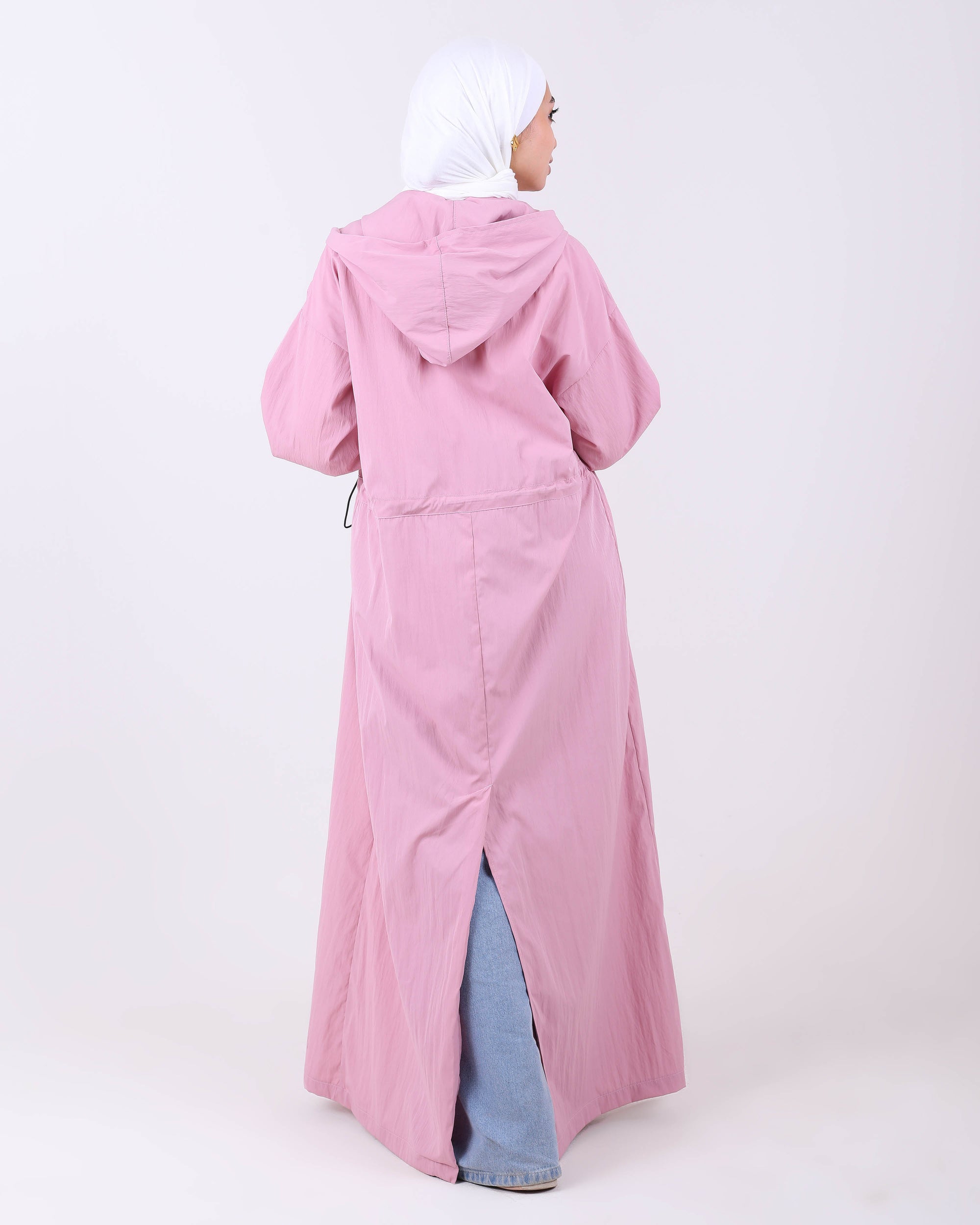 Abaya With Elastic Belt