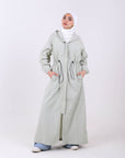 Abaya With Elastic Belt