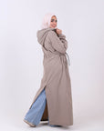 Abaya With Elastic Belt