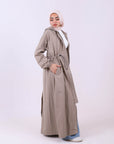 Abaya With Elastic Belt