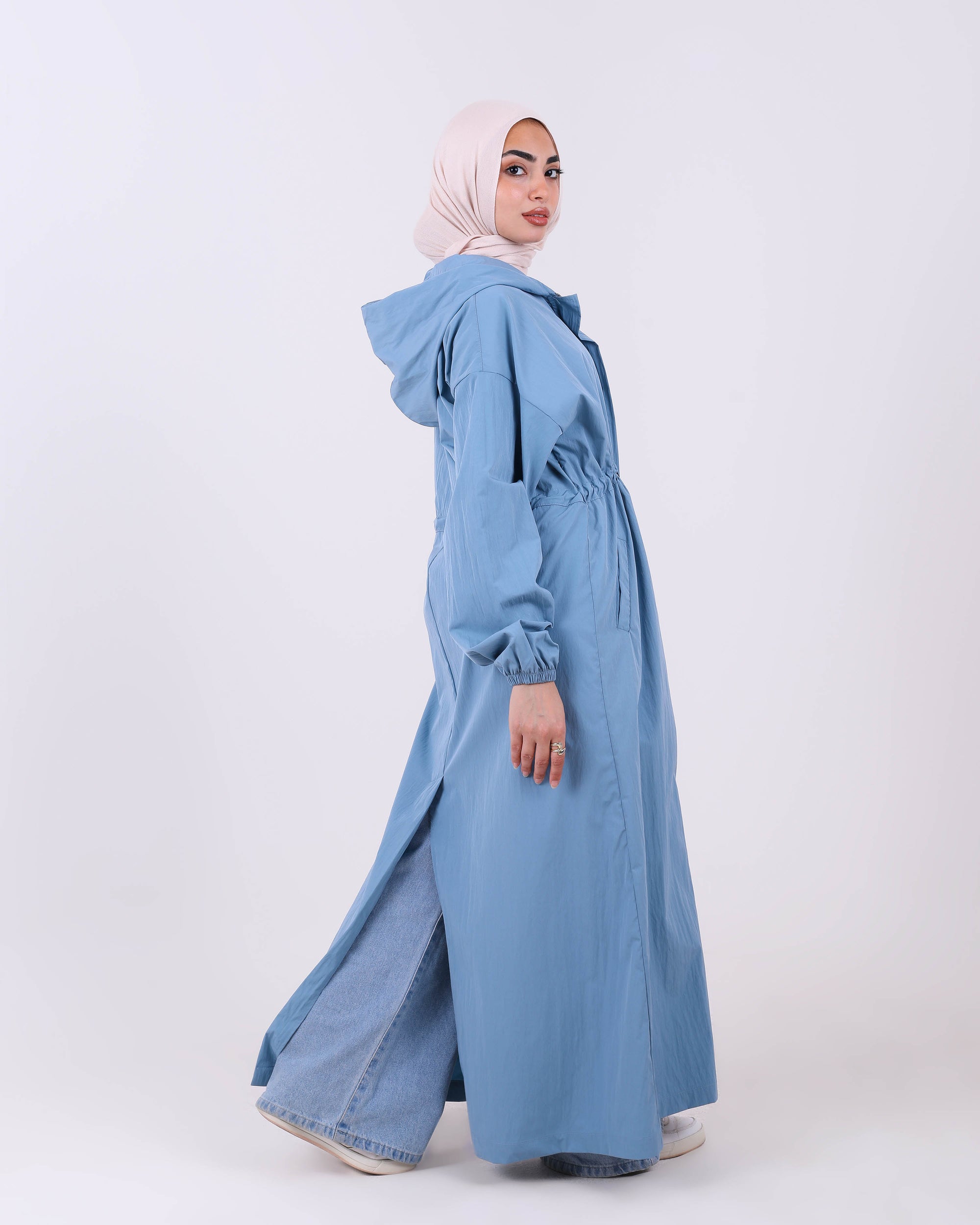 Abaya With Elastic Belt