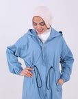 Abaya With Elastic Belt