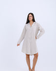HS 112- Buttons Night Dress
