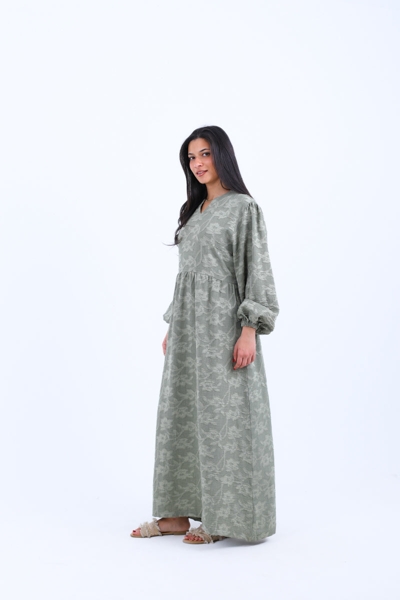 Soft Floral Flow Dress
