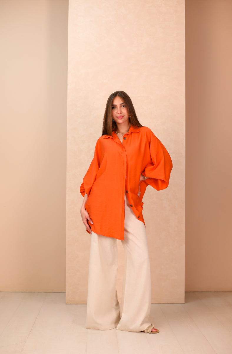 Oversize Buttons Shirt