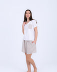 HS 104- Stripe Short Comfort Pajama Set