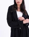 Blush Bloom Trench