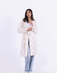 Blush Bloom Trench