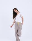 HS 103- Stripe Pants Comfort Pajama Set