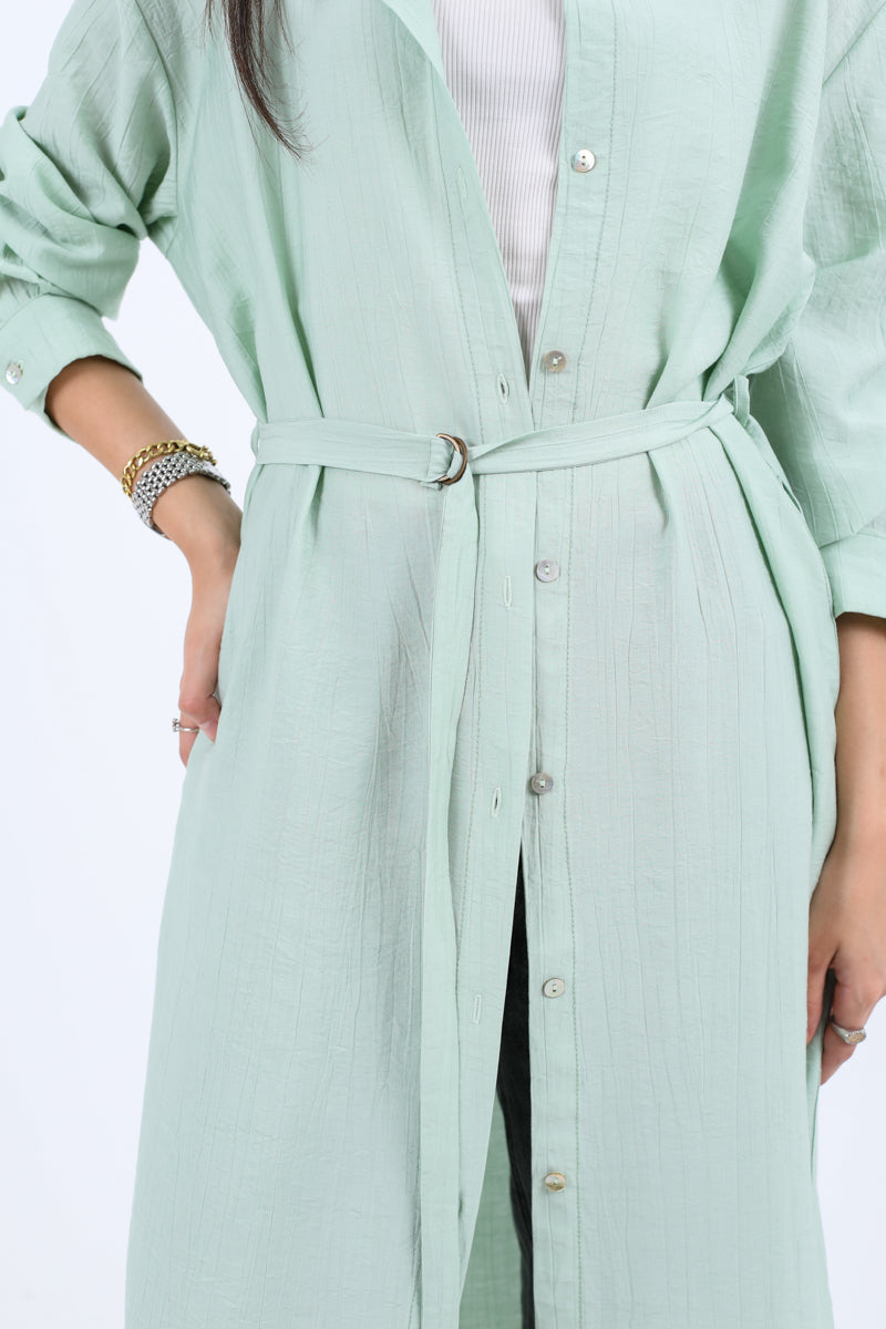 Belted Shirt dress