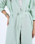 Belted Shirt dress