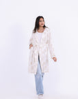 Blush Bloom Trench