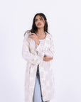 Blush Bloom Trench