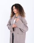 Long Blazer With Two Pockets