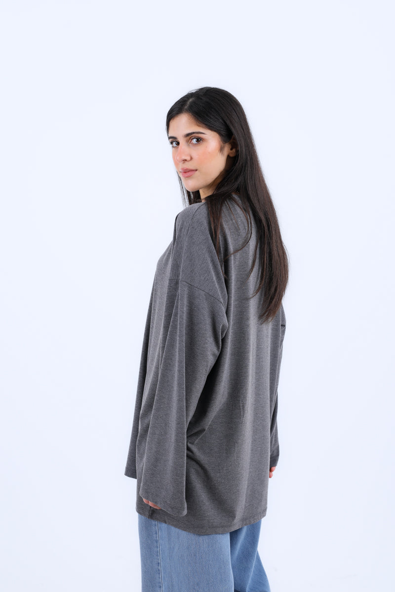Side Buttons Basic Shirt