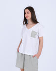 HS 104- Stripe Short Comfort Pajama Set