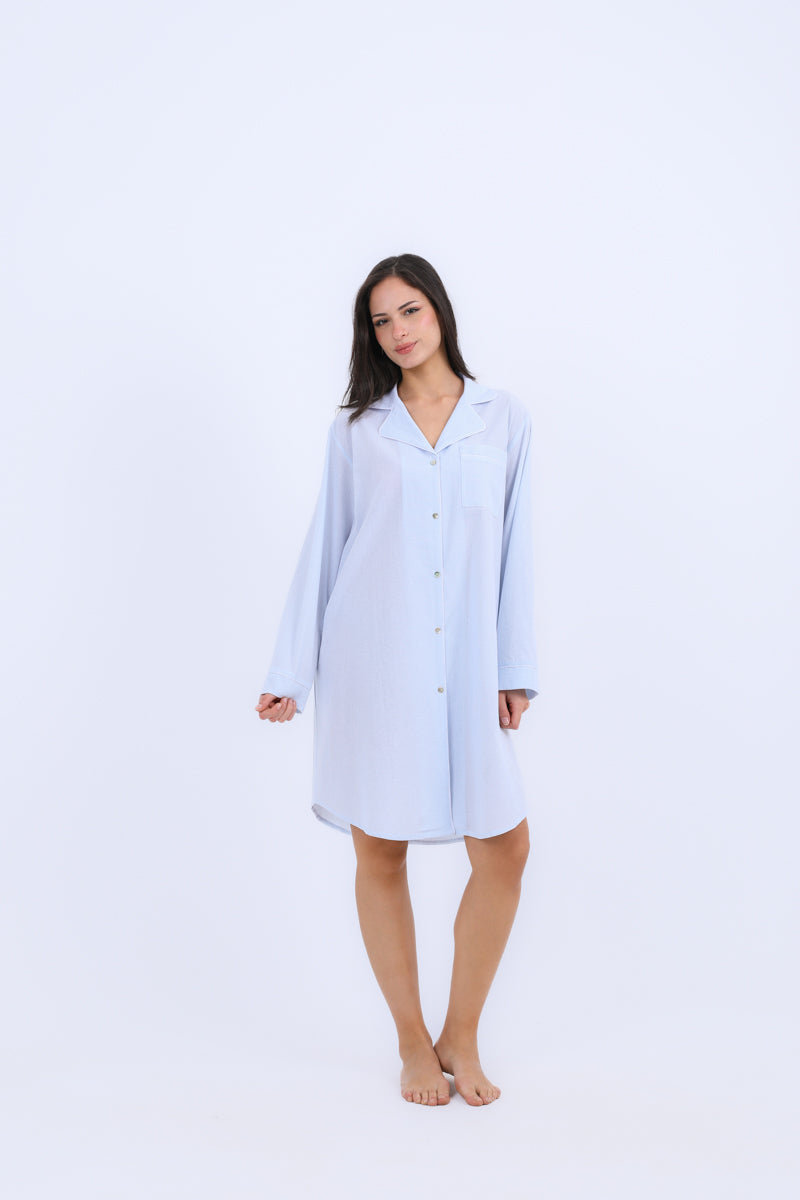 HS 112- Buttons Night Dress