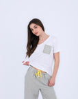 HS 103- Stripe Pants Comfort Pajama Set