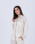 Hs 108-Soft Touch Long Sleeve Pajama Set