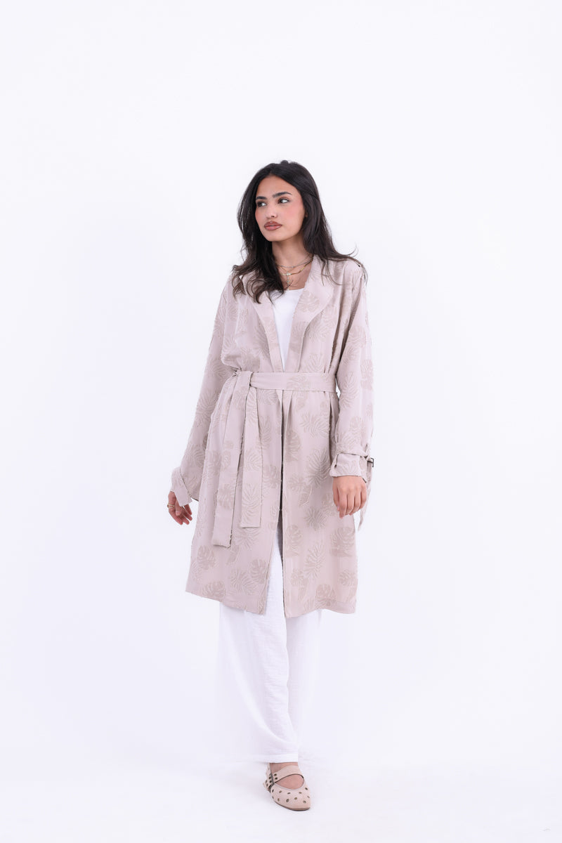 Blush Bloom Trench