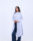 Cloud Bloom Shirt Dress