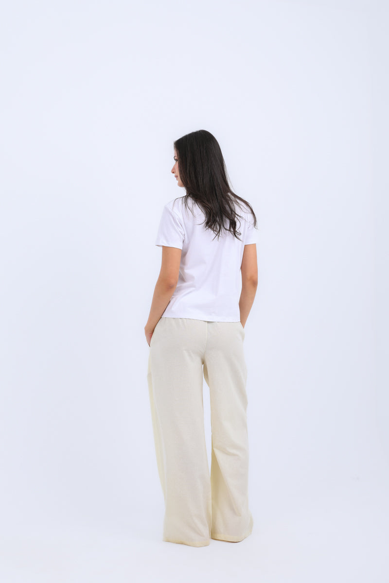 HS 111- Strip Pants WIth basic Shirt