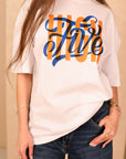 High Five Printed Oversize T-Shirt
