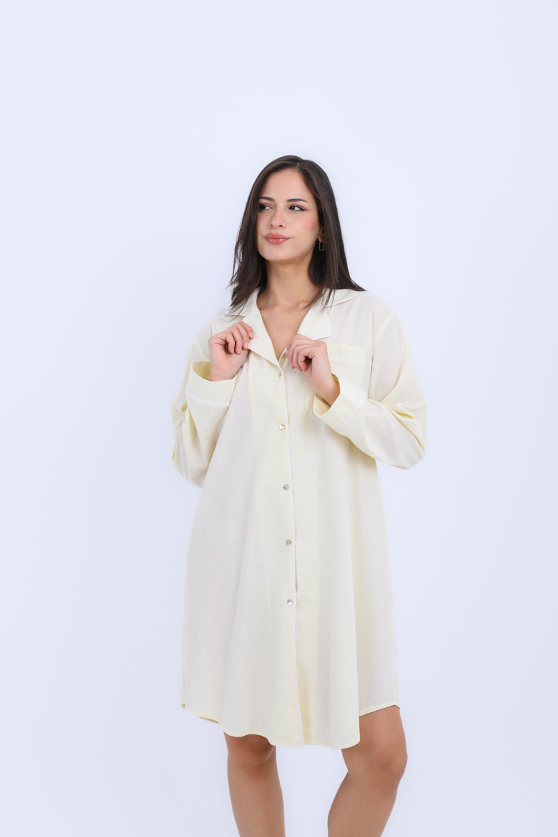 HS 112- Buttons Night Dress