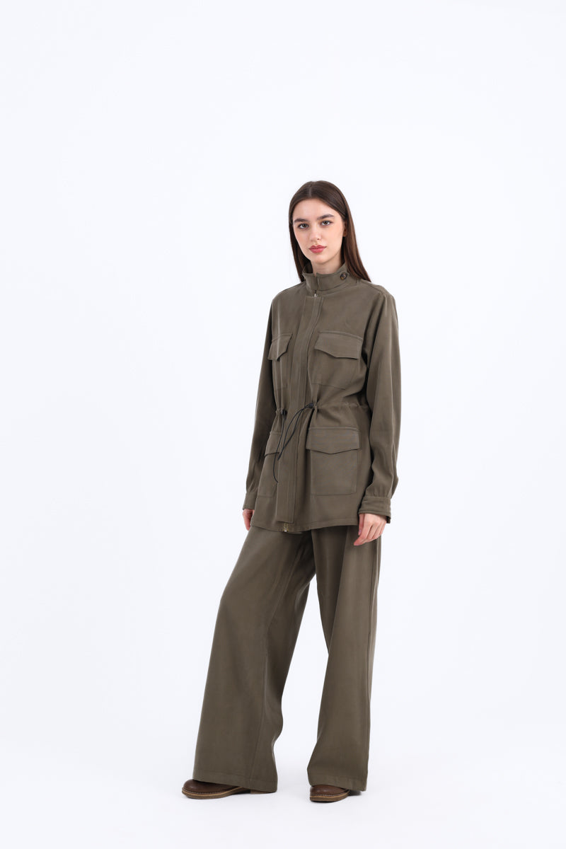 Modest Elastic Set with Pockets