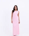 Sleeveless Cotton Basic Dress