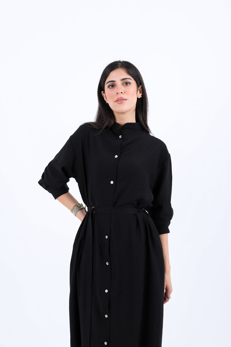 Belted Shirt dress