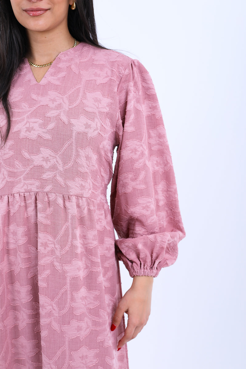 Soft Floral Flow Dress
