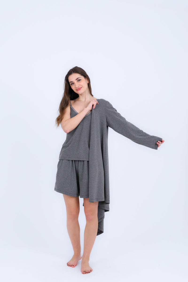 Hs 106- Cotton Pajama Set – 4 Pieces