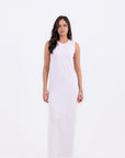 Sleeveless Cotton Basic Dress