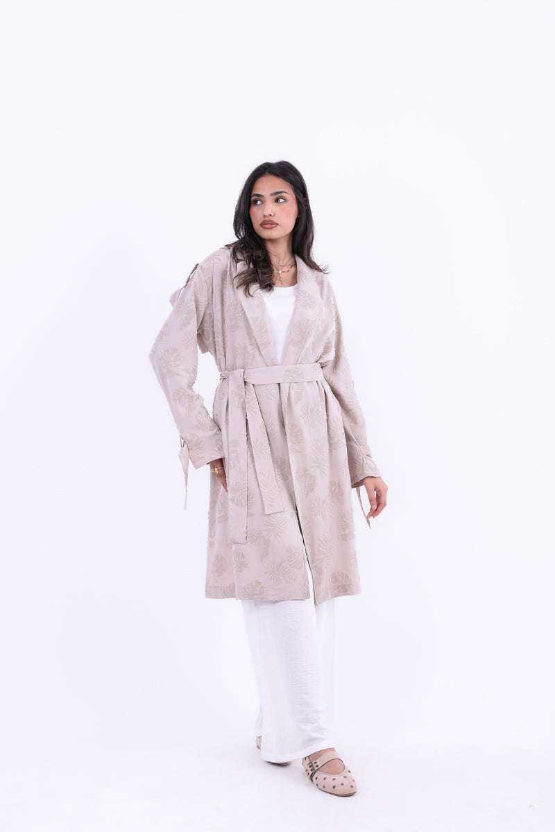 Blush Bloom Trench