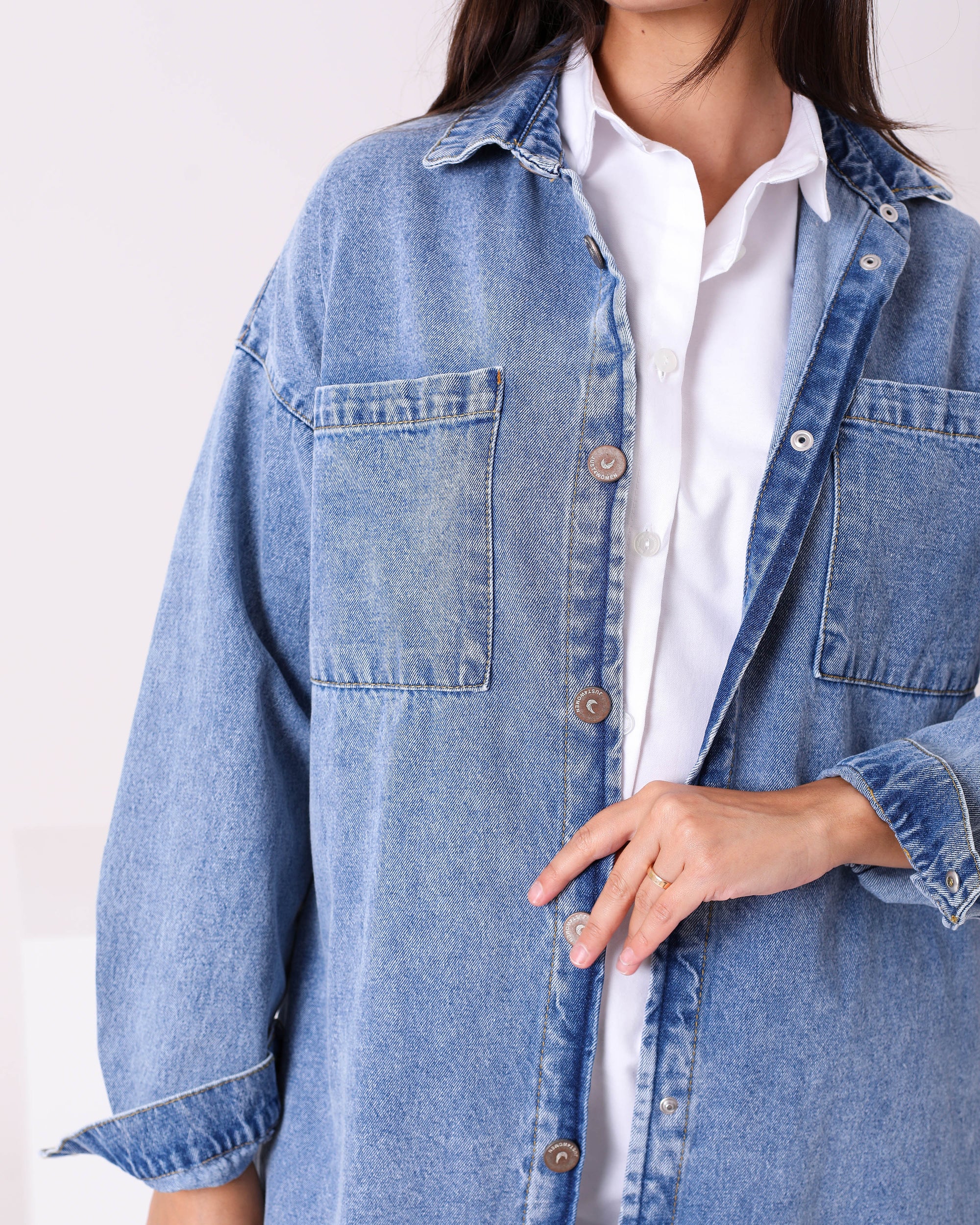 Denim  Dress Shirt