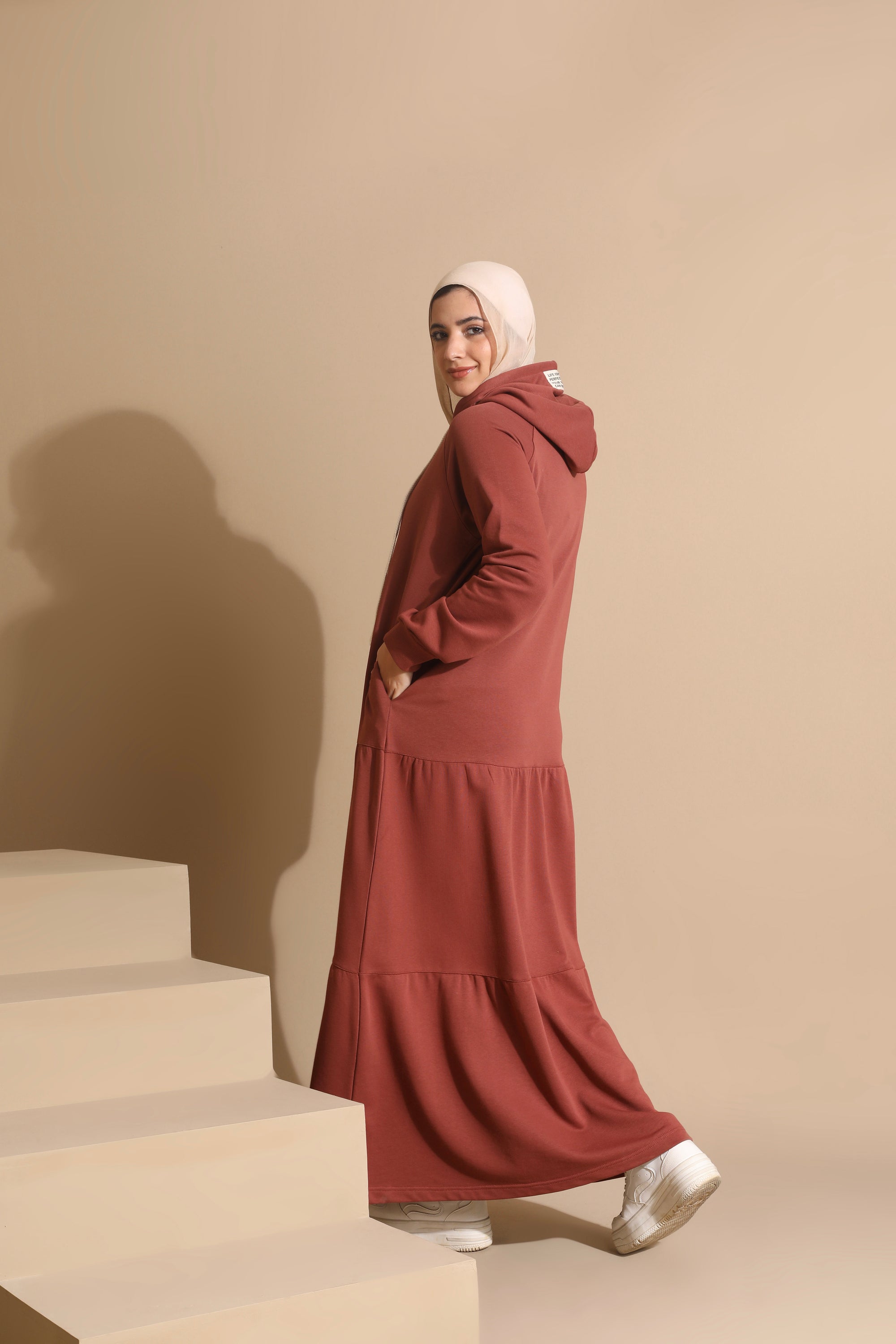 Milton Dress With Cape show