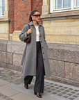 Belted Long Trench Coat