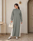 High Neck Knit Dress
